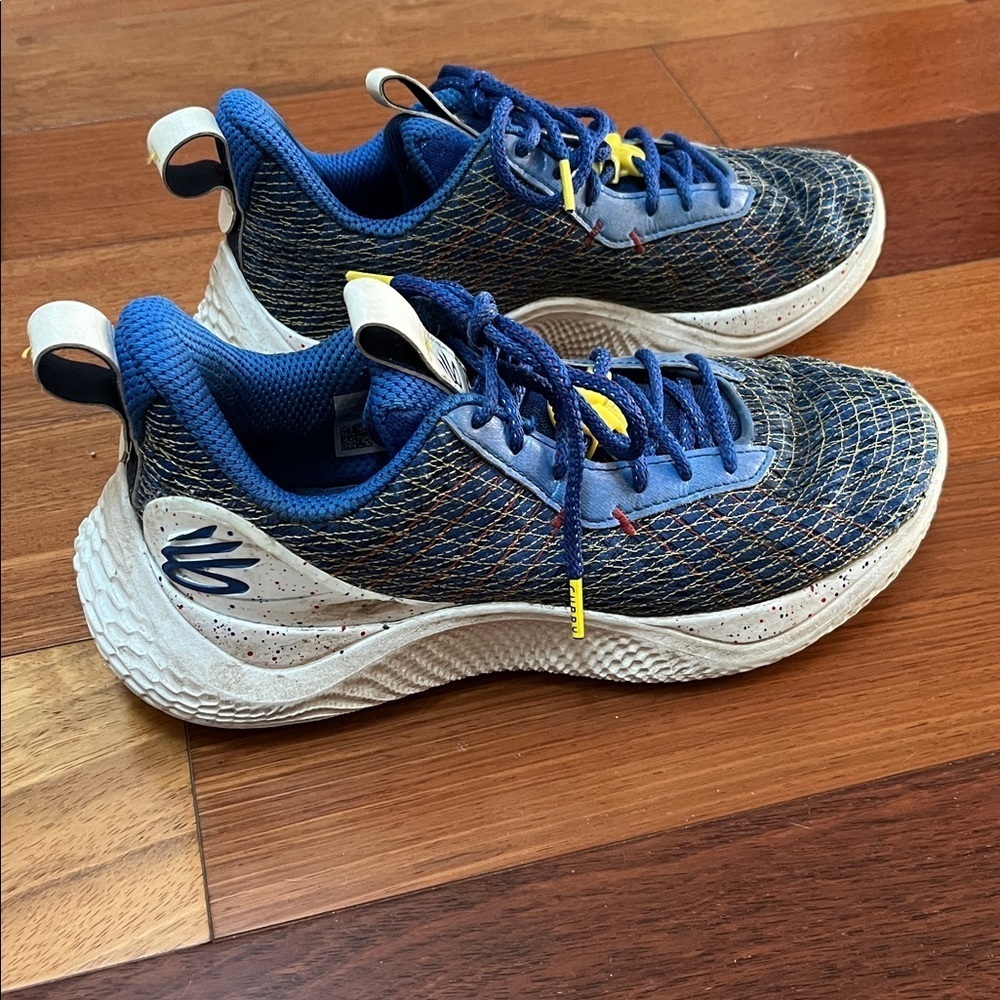 Under Armour Steph Curry Flow Shoes Blue Mens 8.5 Women 10